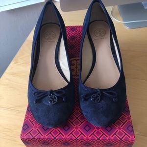 Tory Burch Bright Navy Wedge